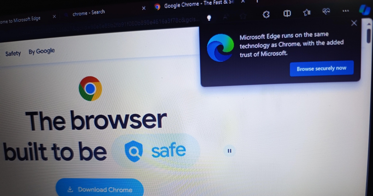 ผู้ใช้พบว่า Edge พยายามกดดันไม่ให้ดาวน์โหลด Chrome และ ChatGPT Atlas