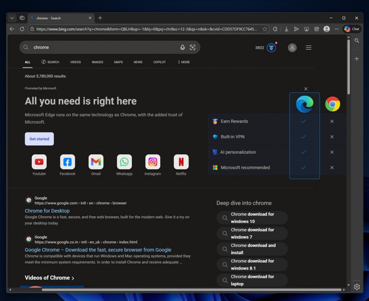 ผู้ใช้พบว่า Edge พยายามกดดันไม่ให้ดาวน์โหลด Chrome และ ChatGPT Atlas ผู้ใช้พบว่า Edge พยายามกดดันไม่ให้ดาวน์โหลด Chrome และ ChatGPT Atlas