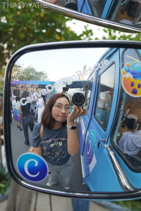 Thaiware เยี่ยมชมบูธ Canva ในงาน Bangkok Design Week 2026 : Design S/O/S