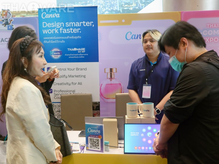 Thaiware ออกบูธงาน Thailand E-Commerce Expo 2026 นำเสนอ Canva สำหรับการใช้งานในธุรกิจ Thaiware ออกบูธงาน Thailand E-Commerce Expo 2026 นำเสนอ Canva สำหรับการใช้งานในธุรกิจ