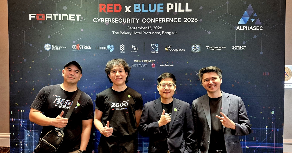 Red x Blue Pill 2026 มีผู้เข้าร่วมงานอย่างคับคั่ง