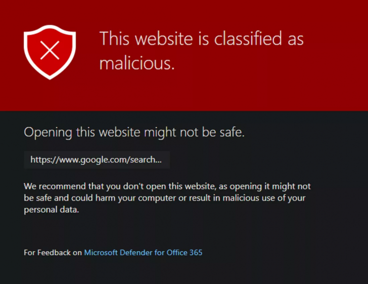 Microsoft Defender เข้าใจผิด ปักธงว่าเว็บ Google เป็นเว็บไซต์อันตราย