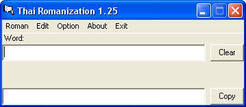 Thai Romanization Thai Romanization