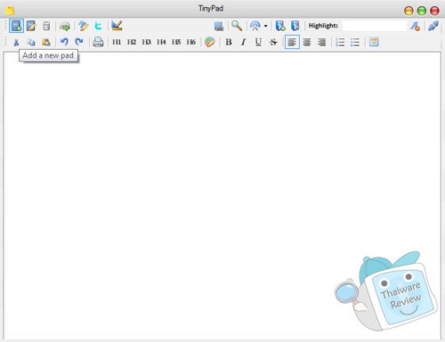 Tiny Pad สุดยอด โปรแกรมบันทึกโน้ต แห่งยุคใหม่