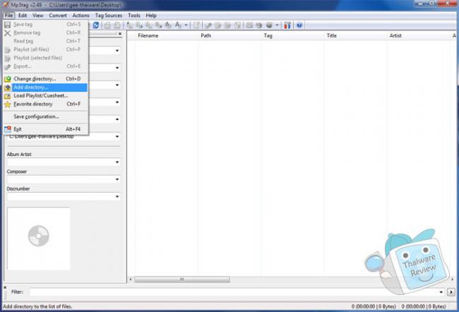 Mp3tag โปรแกรม เปลี่ยนชื่อเพลงบนเครื่องโทรศัพท์ จากภาษาต่างดาวเป็นภาษาไทย Mp3tag โปรแกรม เปลี่ยนชื่อเพลงบนเครื่องโทรศัพท์ จากภาษาต่างดาวเป็นภาษาไทย
