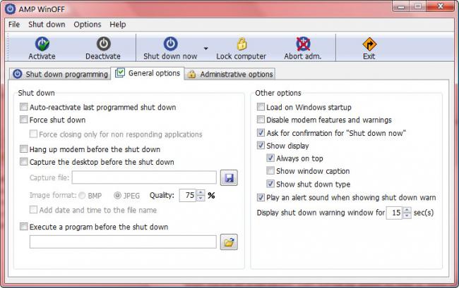  AMP Winoff (โปรแกรม ช่วยตั้งเวลา ปิดเครื่องคอมพิวเตอร์ ให้แบบอัตโนมัติ)