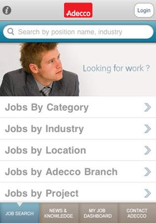 ADECCO APPLICATION - แอปพลิเคชันหางาน สไตล์คนรุ่นใหม่ ADECCO APPLICATION - แอปพลิเคชันหางาน สไตล์คนรุ่นใหม่