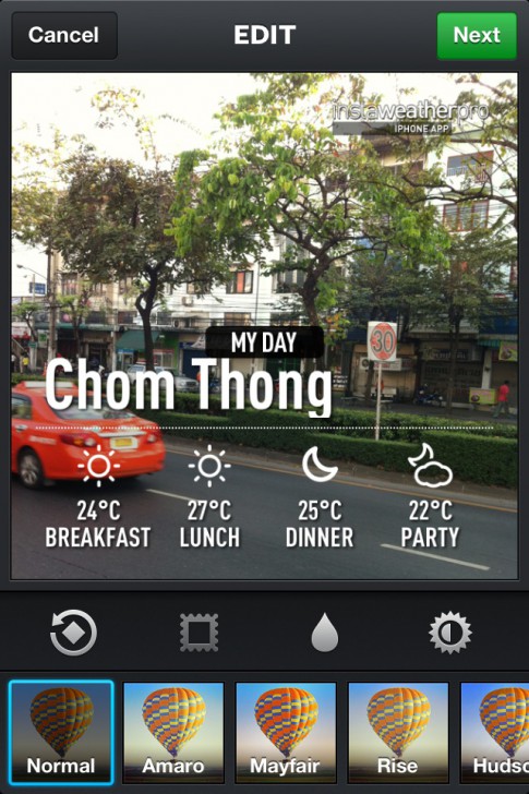 บอกเล่าเรื่องราวผ่านภาพถ่าย พร้อมแสดงสภาพอากาศด้วย InstaWeather Pro InstaWeather-01