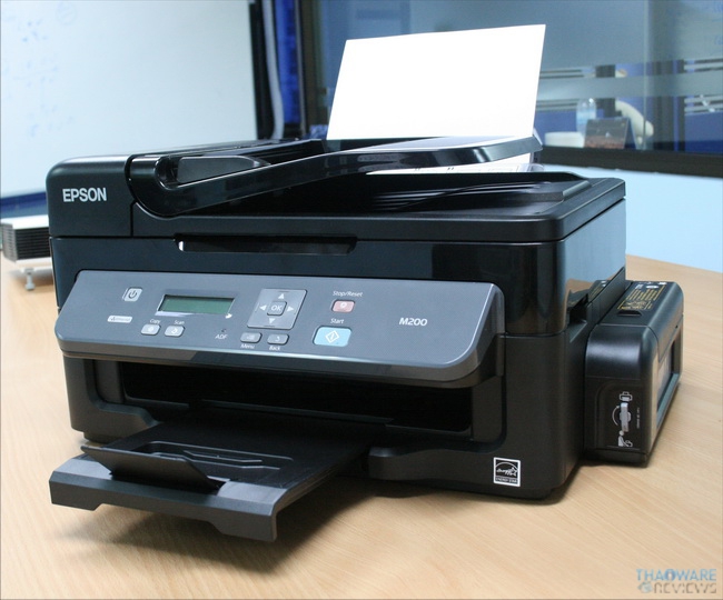 แกะกล่อง เครื่องพิมพ์ Epson M200_01 แกะกล่อง เครื่องพิมพ์ Epson M200_01