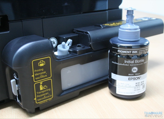 แกะกล่อง เครื่องพิมพ์ Epson M200_04 แกะกล่อง เครื่องพิมพ์ Epson M200_04