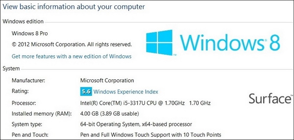 การใช้งาน Surface Pro 06 การใช้งาน Surface Pro 06