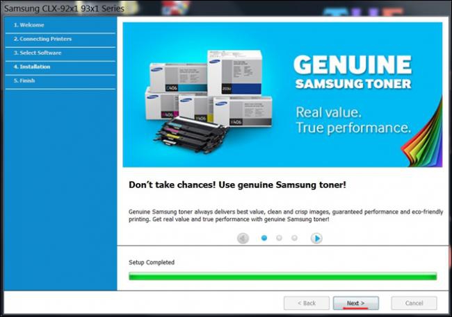 Setup Samsung CLX-9301NA_08 Setup Samsung CLX-9301NA_08