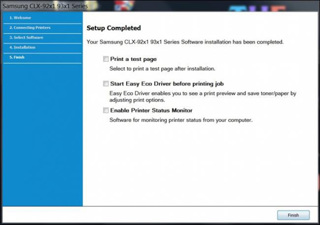 Setup Samsung CLX-9301NA_09 Setup Samsung CLX-9301NA_09