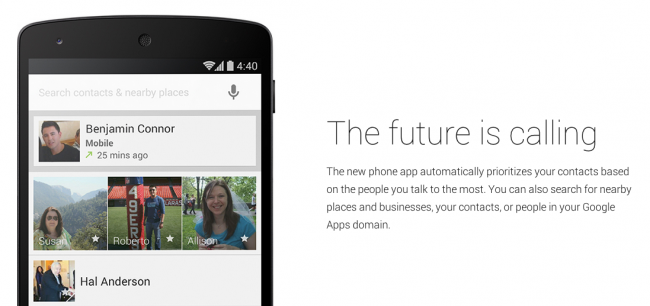 สามารถจัดเรียงรายชื่อของคุณที่คุณคุยมากที่สุดให้อัตโนมัติ แถมยังสามารถค้นหาเบอที่อยู่ใกล้เคียง คุณได้ด้วย Google App Domain