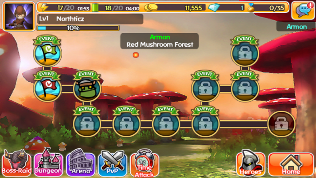 หน้าจอโหมดต่อสู้ หน้าจอโหมดต่อสู้