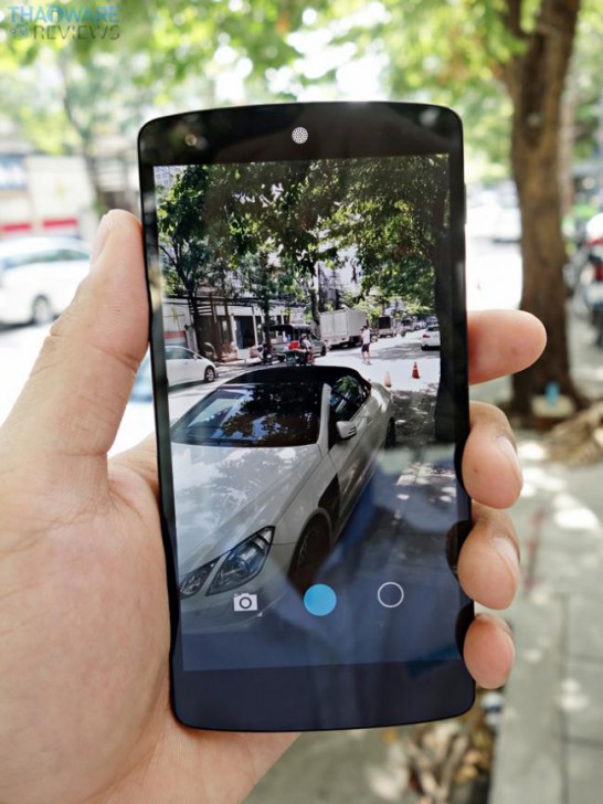 มุมมองการถ่ายแนวตั้ง Nexus 5