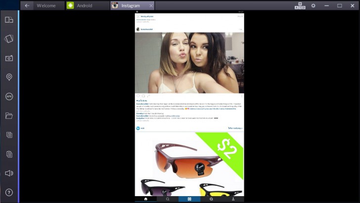 BlueStacks 2 ภาคต่อของโปรแกรมเล่นแอปแอนดรอยด์บน PC 042_instagram