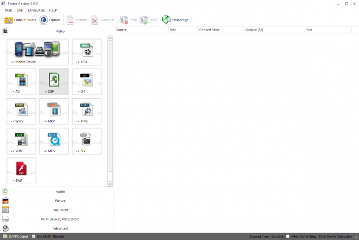 Format Factory สุดยอดโปรแกรมแปลงไฟล์ รวดเร็วทันใจได้ทุกชนิด