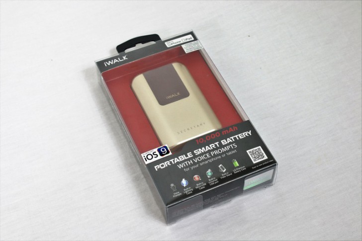iWALK แบตฯ สำรองที่มาพร้อมกับสายชาร์จในตัวและเสียงแจ้งเตือนการใช้งาน