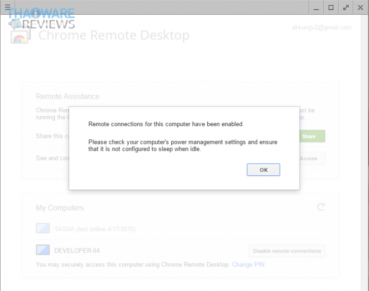 Chrome Remote Desktop อีกหนึ่งทางเลือกสำหรับคนที่ไม่อยากใช้ TeamViewer