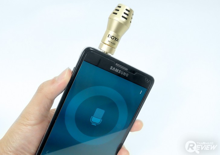 BOYA BY-A100 ไมค์ต่อสมาร์ทโฟน เสียงทอง เงิน และเทา 555