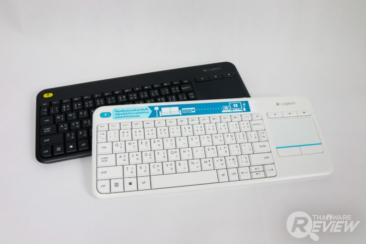 Logitech Wireless Touch Keyboard K400 Plus คีย์บอร์ดไร้สายพร้อมทัชแพด ในขนาดพกพา