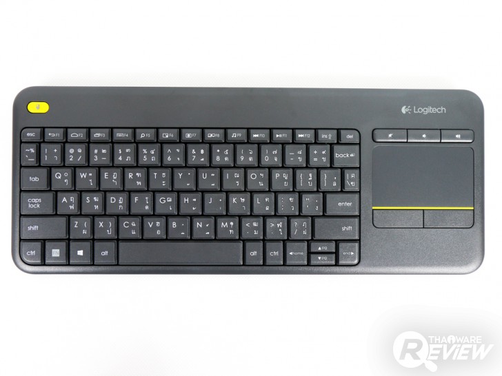 Logitech Wireless Touch Keyboard K400 Plus คีย์บอร์ดไร้สายพร้อมทัชแพด ในขนาดพกพา
