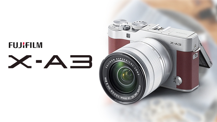 Fuji X-A3 กล้องมิลเลอร์เลสทัชสกรีนสายหวาน พร้อมยกระดับความสดใส