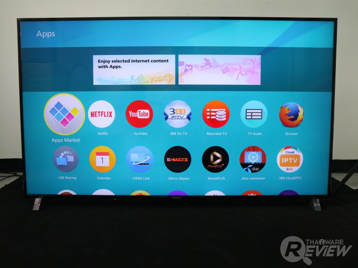 Panasonic Viera TV TH-65DX900T อัลตร้าทีวี 4K Pro ระดับไฮเอนด์ ขับเคลื่อนด้วย Firefox OS