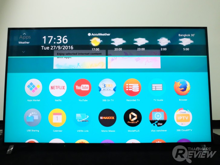 Panasonic Viera TV TH-65DX900T อัลตร้าทีวี 4K Pro ระดับไฮเอนด์ ขับเคลื่อนด้วย Firefox OS
