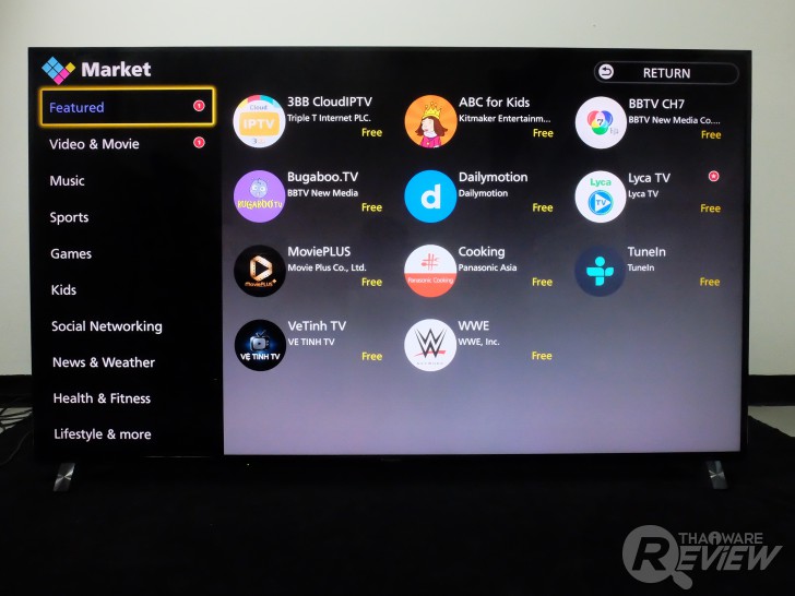 Panasonic Viera TV TH-65DX900T อัลตร้าทีวี 4K Pro ระดับไฮเอนด์ ขับเคลื่อนด้วย Firefox OS