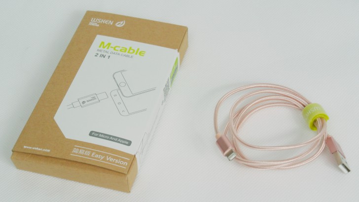 พกสายเดียวจบ WSKEN M-cable 2 in 1 ชาร์จได้ทั้ง iPhone iPad และ Android ภายในหัวเดียว
