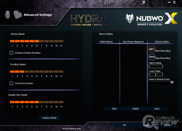 Nubwo Hydra X3 เมาส์เกมมิ่ง ในราคาเอื้อมถึง