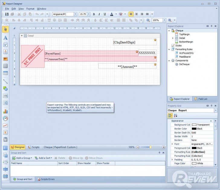Cheque Printing & Management โปรแกรมพิมพ์เช็ค จัดการเงิน จ่ายเช็คอย่างเป็นระบบ