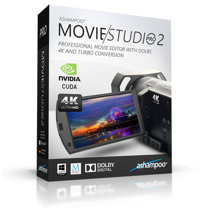 Ashampoo Movie Studio Pro 2 โปรแกรมตัดต่อวิดีโอขั้นเทพ รองรับ Dolby 5.1 และวิดีโอ 4K