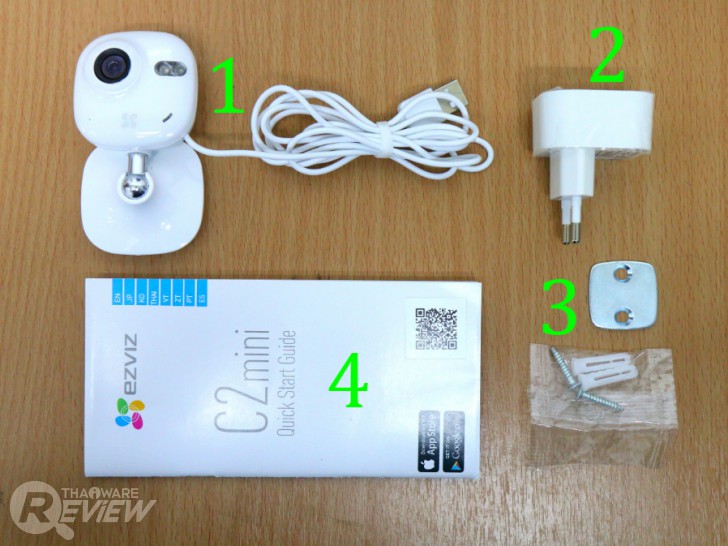 ezviz c2 mini และ c2c กล้องวงจรปิดอินเทอร์เน็ตตัวเล็กๆ เซ็ตอัพง่าย ใช้งานง่าย