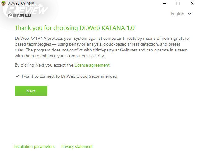 Dr.Web KATANA โปรแกรมป้องกันไวรัสขั้นสูง ครอบคลุมทุกภัยคุกคามบน เครื่องคอมพิวเตอร์