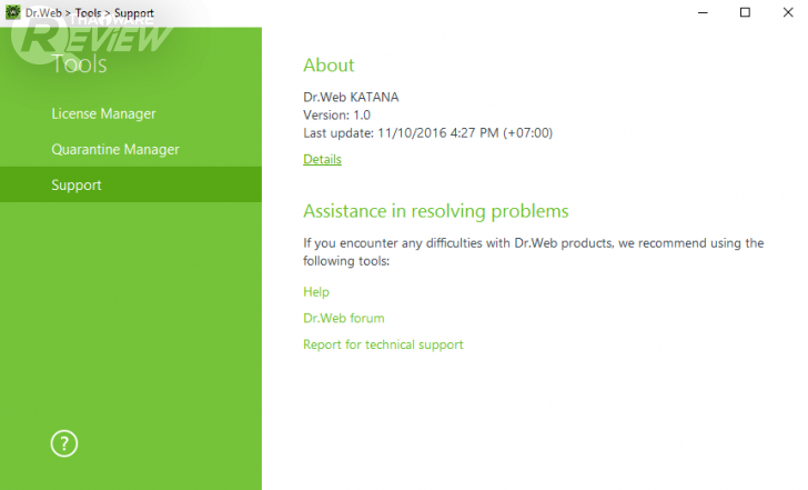 Dr.Web KATANA โปรแกรมป้องกันไวรัสขั้นสูง ครอบคลุมทุกภัยคุกคามบน เครื่องคอมพิวเตอร์