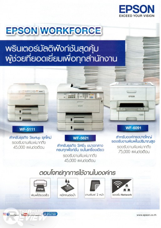 Epson L1455 มัลติฟังก์ชั่นสี Ink tank ขนาด A3 ตอบโจทย์ความคุ้มค่าสำหรับทุกสำนักงาน