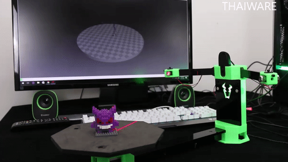 CowTech Ciclop 3D Scanner เครื่องสแกนวัตถุ 3 มิติ ราคาประหยัด สำหรับคนที่รักการ DIY CowTech Ciclop 3D Scanner เครื่องสแกนวัตถุ 3 มิติ ราคาประหยัด สำหรับคนที่รักการ DIY