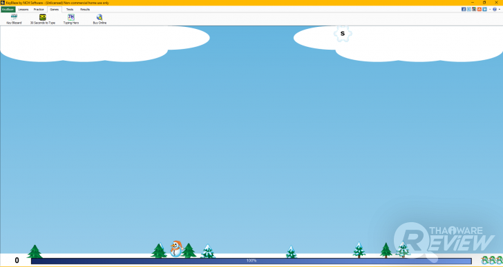KeyBlaze Typing Tutor โปรแกรมฝึกพิมพ์สัมผัส โหมดฝึกหลากหลาย ไม่น่าเบื่อ