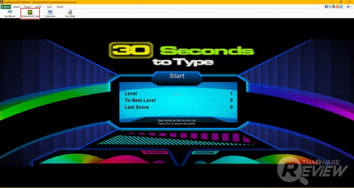 KeyBlaze Typing Tutor โปรแกรมฝึกพิมพ์สัมผัส โหมดฝึกหลากหลาย ไม่น่าเบื่อ