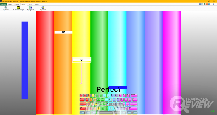 KeyBlaze Typing Tutor โปรแกรมฝึกพิมพ์สัมผัส โหมดฝึกหลากหลาย ไม่น่าเบื่อ