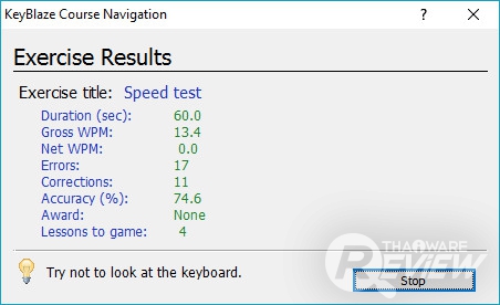 KeyBlaze Typing Tutor โปรแกรมฝึกพิมพ์สัมผัส โหมดฝึกหลากหลาย ไม่น่าเบื่อ