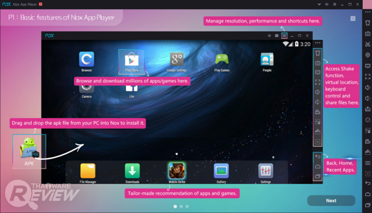 NoxPlayer โปรแกรมเพื่อคอเกมส์แอนดรอยด์บน PC 