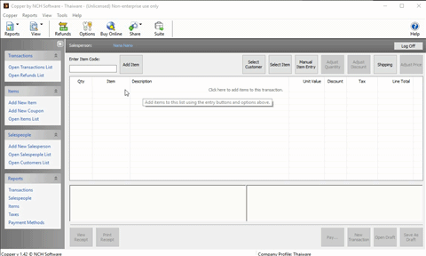 Copper Point of Sale โปรแกรมขายหน้าร้าน กับฟีเจอร์ที่ใช้งานง่ายในระดับสากล Copper Point of Sale โปรแกรมขายหน้าร้าน กับฟีเจอร์ที่ใช้งานง่ายในระดับสากล
