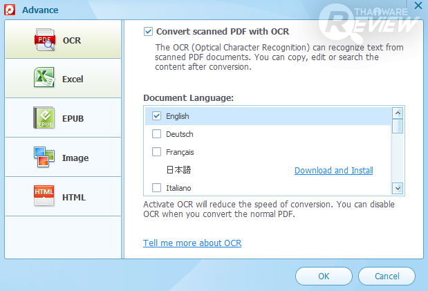 iSkysoft PDF Converter Pro แปลงไฟล์ PDF ง่าย รวดเร็ว กับ เทคโนโลยี OCR สแกนตัวอักษรบนไฟล์ PDF