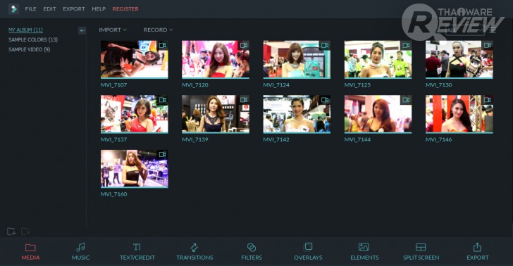 Wondershare Filmora โปรแกรมตัดต่อวิดีโอ สวยหวาน ตัวเล็ก สเปกมือใหม่