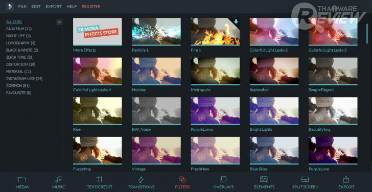 Wondershare Filmora โปรแกรมตัดต่อวิดีโอ สวยหวาน ตัวเล็ก สเปกมือใหม่