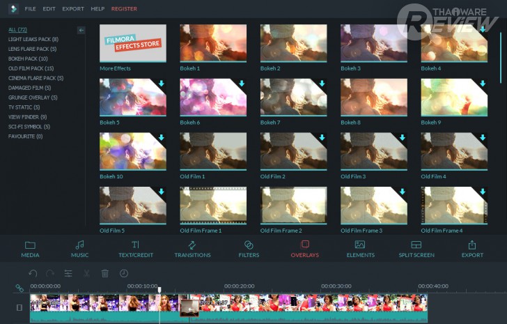 Wondershare Filmora โปรแกรมตัดต่อวิดีโอ สวยหวาน ตัวเล็ก สเปกมือใหม่
